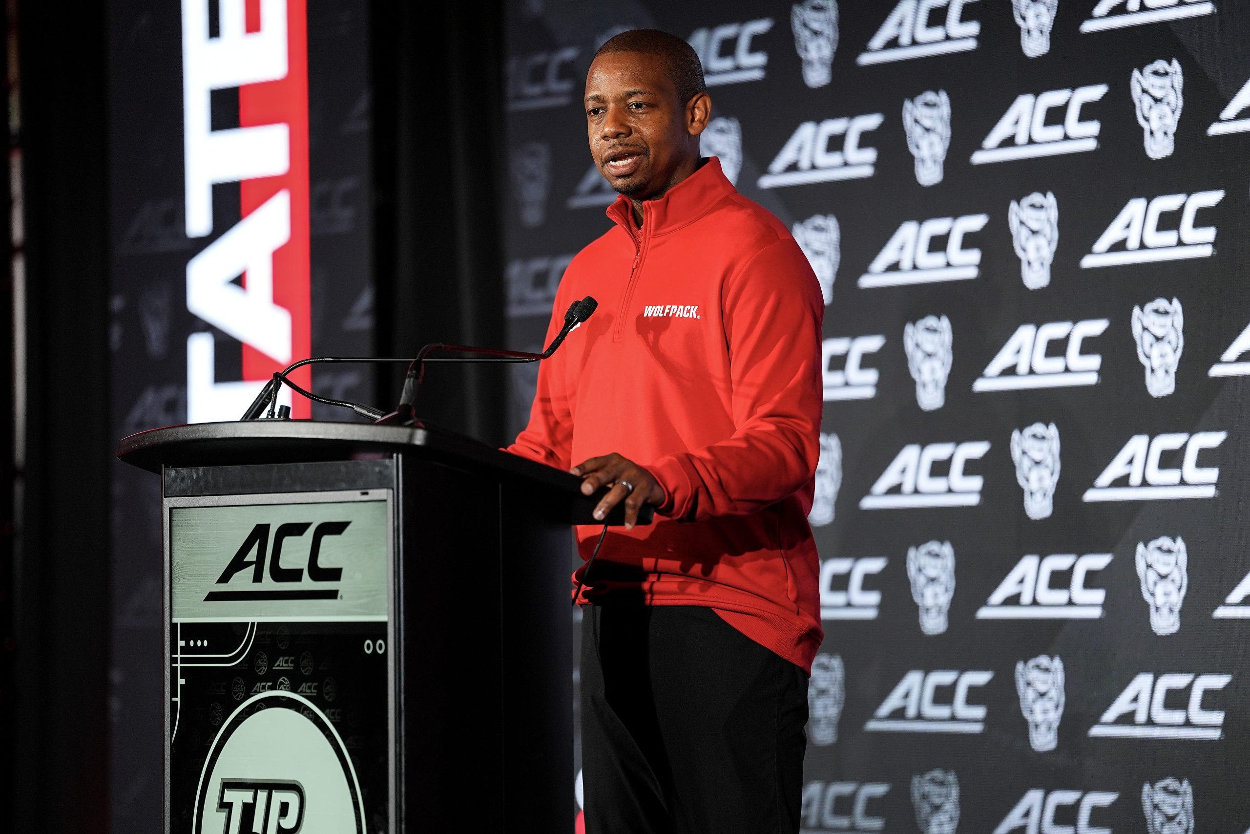 Justin Gainey played four seasons at NC State in the late 1990s, and will now be the program's head coach. (Photo by Matt Kelley/Getty Images)