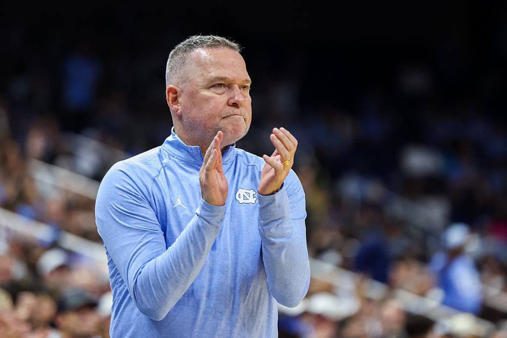 One year after the Denver Nuggets moved on from Michael Malone, he landed at UNC. (Photo by Ryan Hunt/Getty Images)