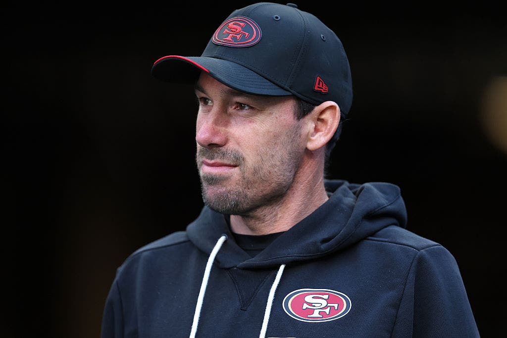 Will 49ers OC Klay Kubiak become the next Kubiak to become an NFL head coach? (Photo by Steph Chambers/Getty Images)