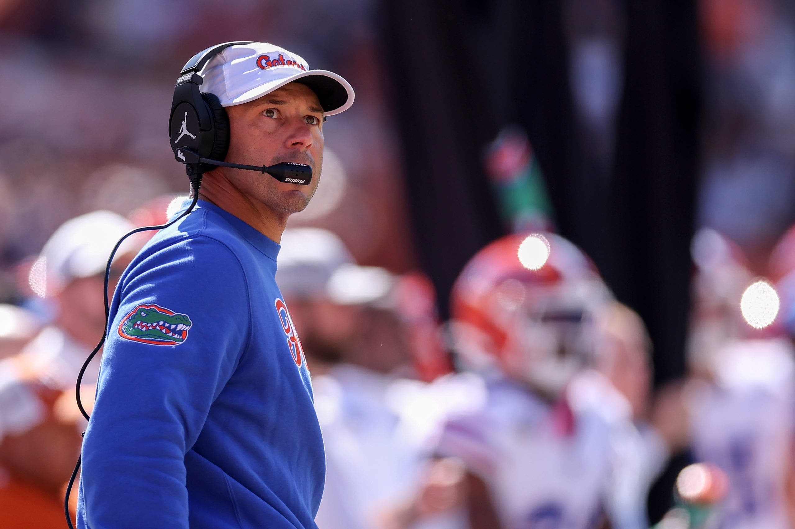 Health questions made it unclear just who Jon Sumrall would have as QB1 against Georgia in "The World's Largest Outdoor Cocktail Party". (Photo by Tim Warner/Getty Images)