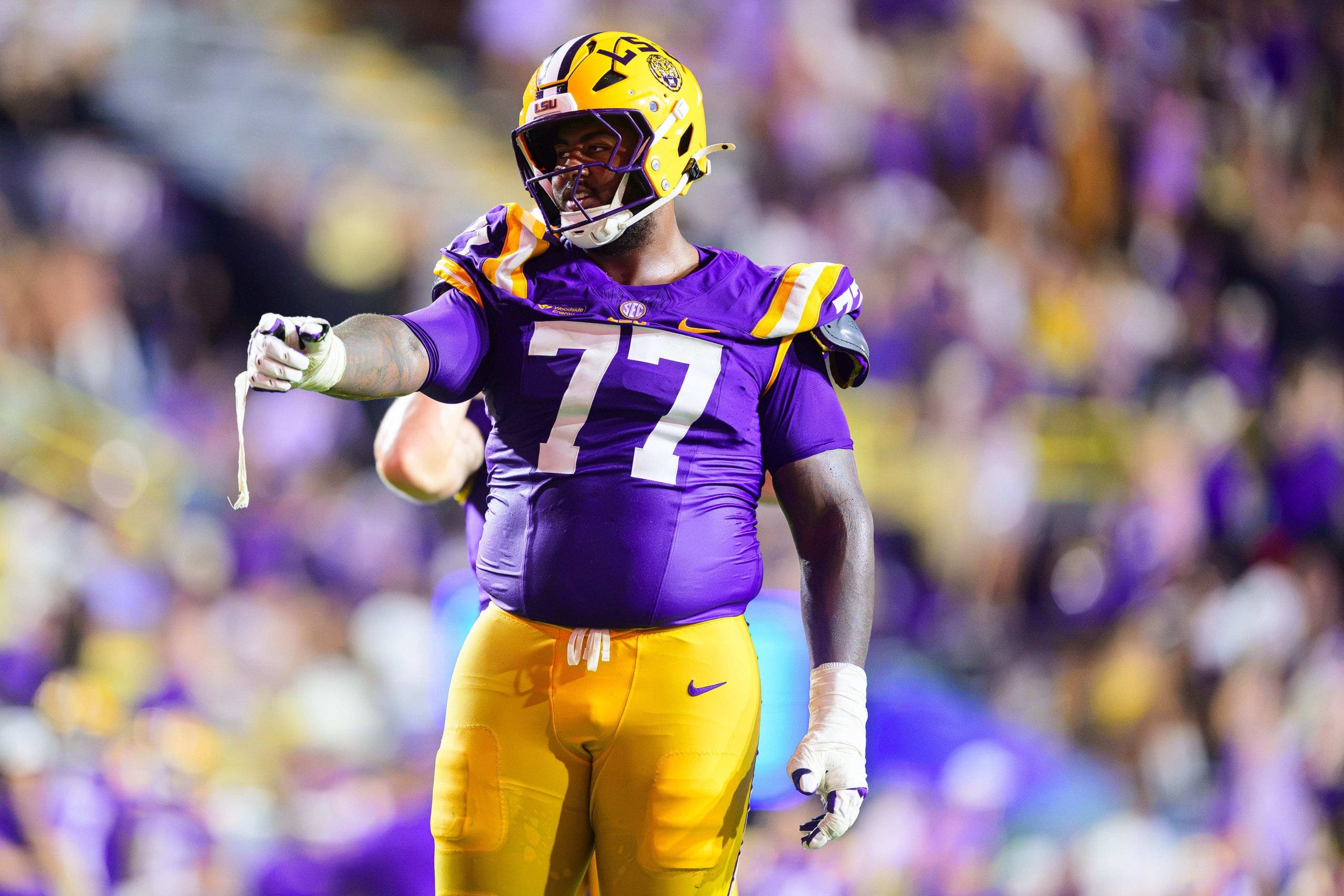 (Photo by Gus Stark/LSU/University Images via Getty Images)