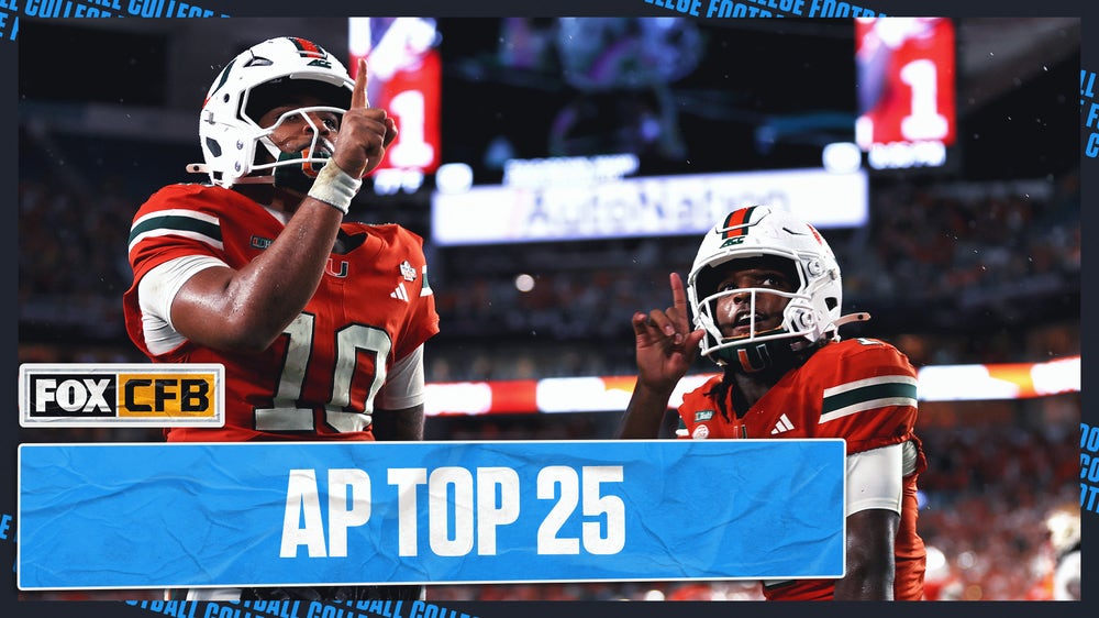 AP Top 25: Miami Claims No. 1, UCLA Joins Top 10, Texas Falls
