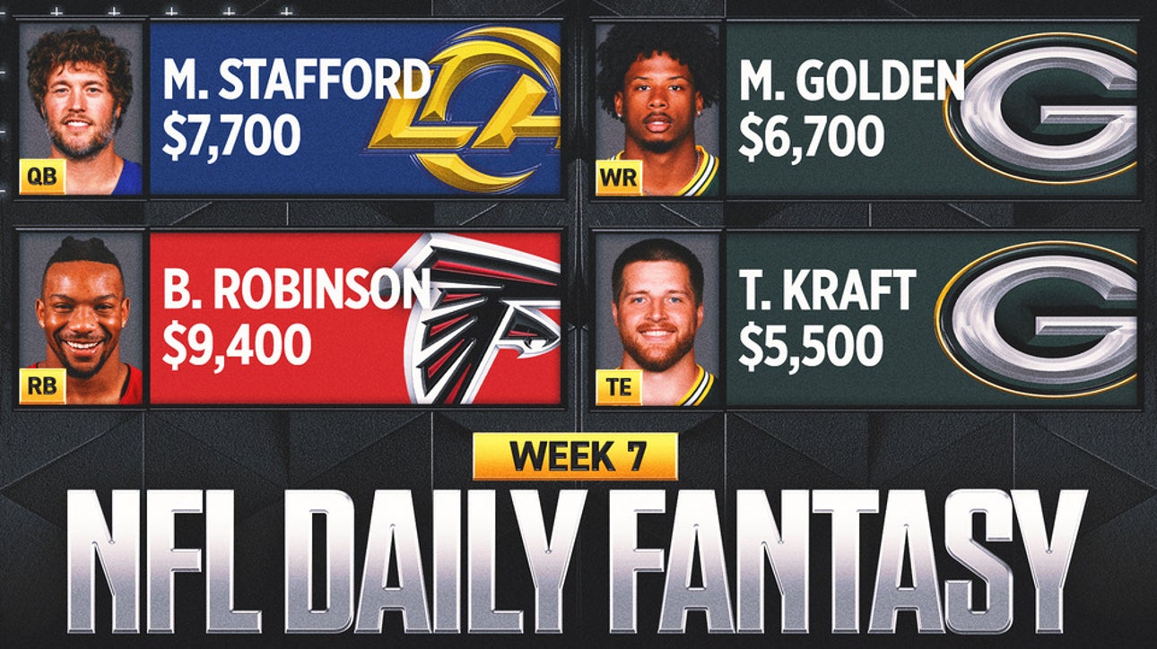 NFL DFS Week 7: Best Picks, Lineup Advice and Value Plays