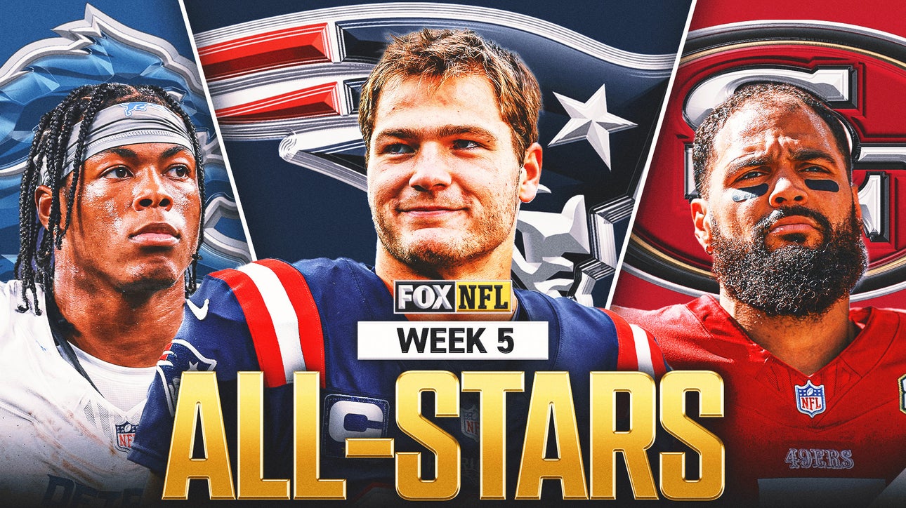 NFL Week 5 All-Stars: Drake Maye Is Playing Like An MVP, As Is Jahmyr Gibbs