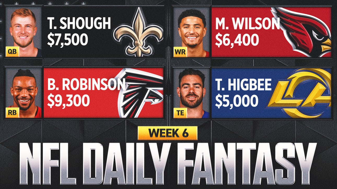 NFL DFS Week 6: Best Picks, Lineup Advice and Value Plays