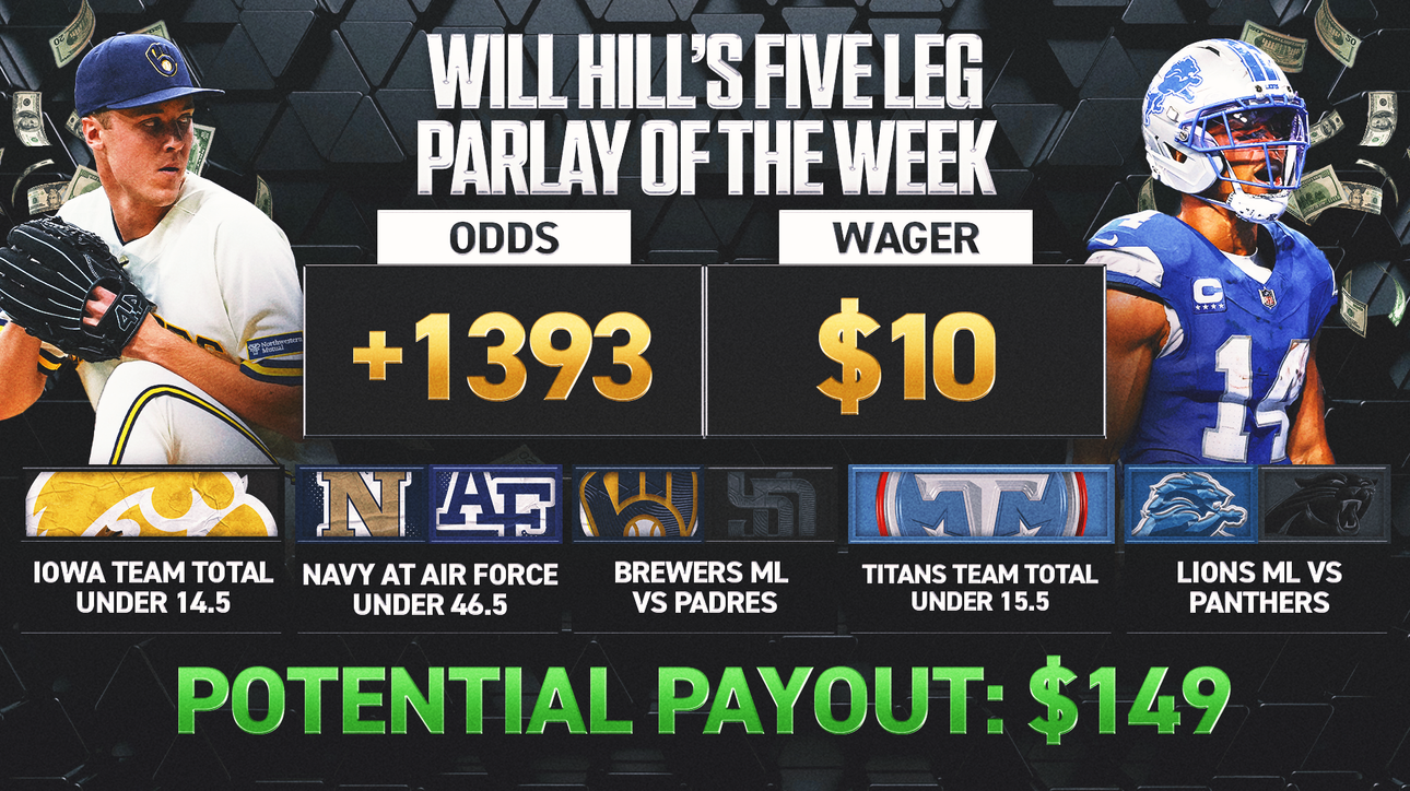 Will Hill's Parlay Of The Week: Back Brewers In Game 1; Lions Over Panthers