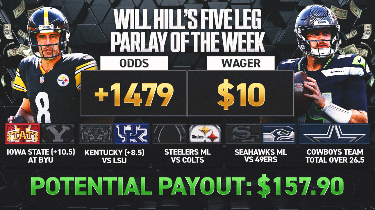 Will Hill's Parlay Of The Week: Back Seahawks, Steelers To Win In Week 5
