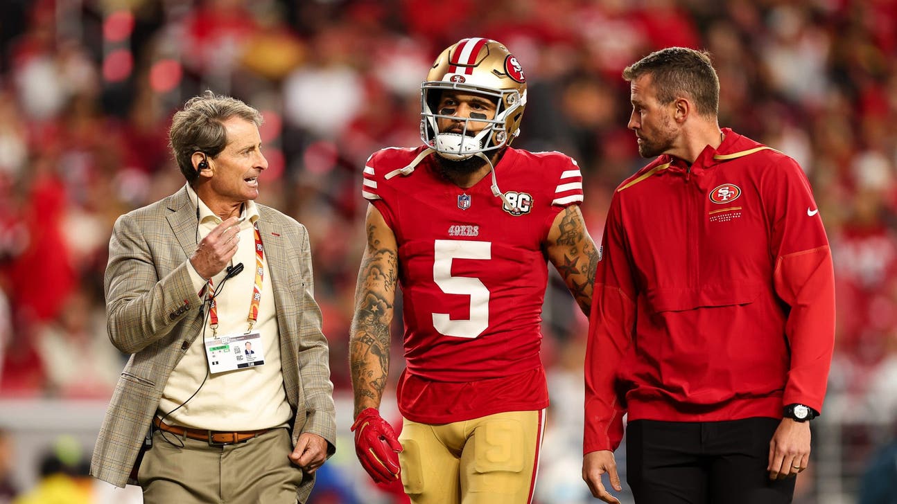 49ers WR Departs Early vs. Commanders Due To Achilles Injury, Ruled Out