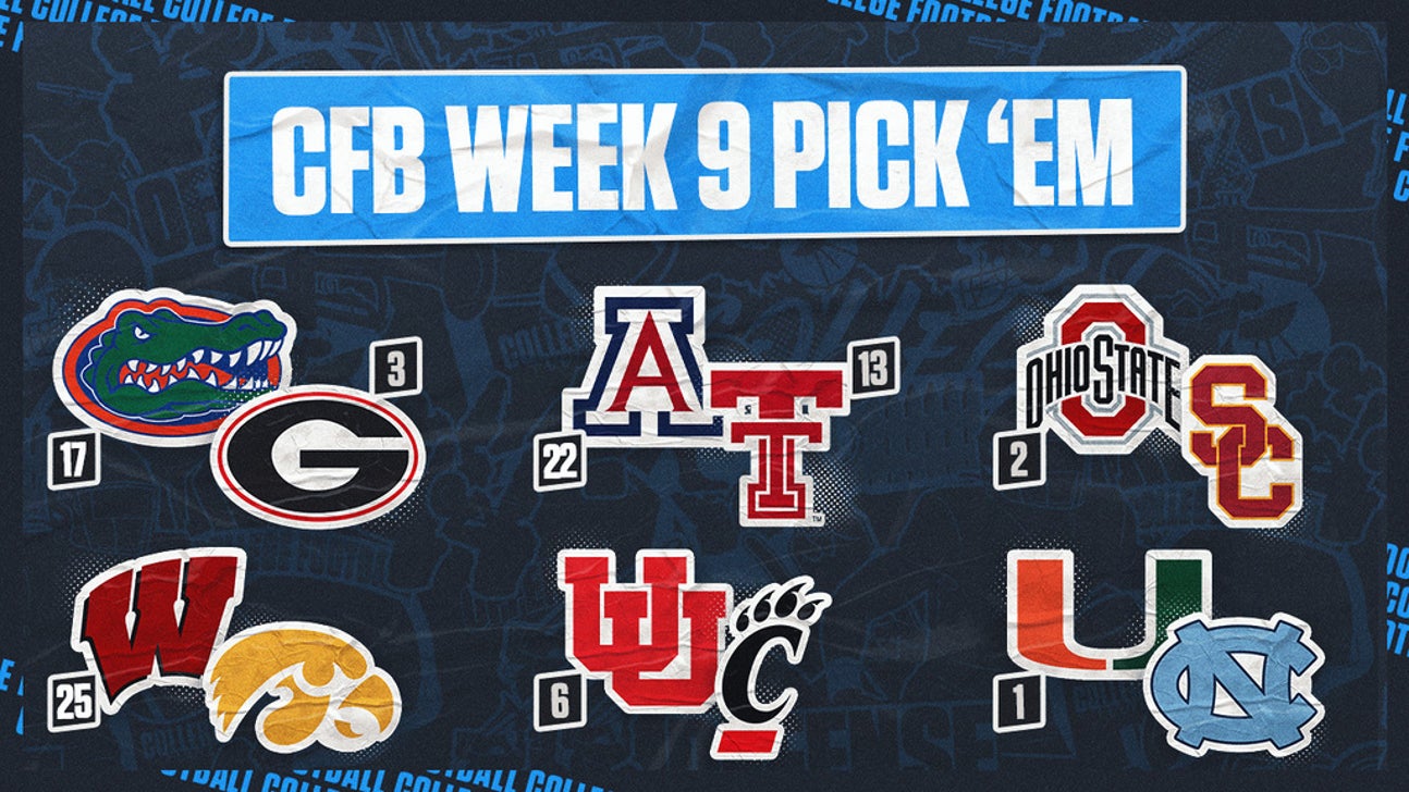 CFB Pick 'Em: Top Week 9 Games, Including Florida-Georgia, Ohio State-USC