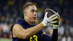 COLLEGE FOOTBALL Trending Image: Michigan TE Zack Marshall Apologizes For Leaked Texts Criticizing OC Jason Beck