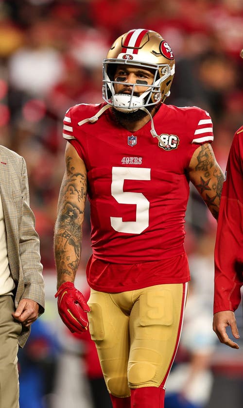 49ers WR Mike Evans Departs Early vs. Commanders Due To Achilles Injury, Ruled Out