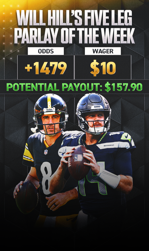 Will Hill's Parlay Of The Week: Back Seahawks, Steelers To Win In Week 5