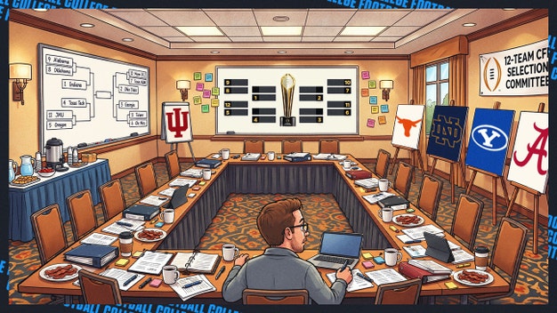 Bacon, Brackets And Banter: Inside The College Football Playoff Selection Process